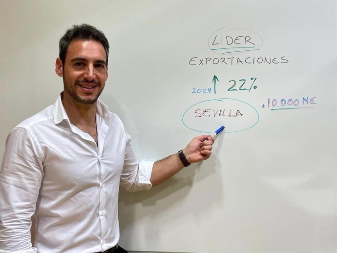 El vicesecretario de Economía, Hacienda y Empleo del PP de Sevilla, Agustín Aguilera.