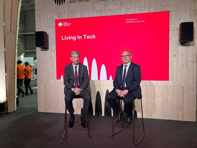 El ceo de MWCapital Barcelona, Francesc Fajula, y el cio, Eduard Martín.