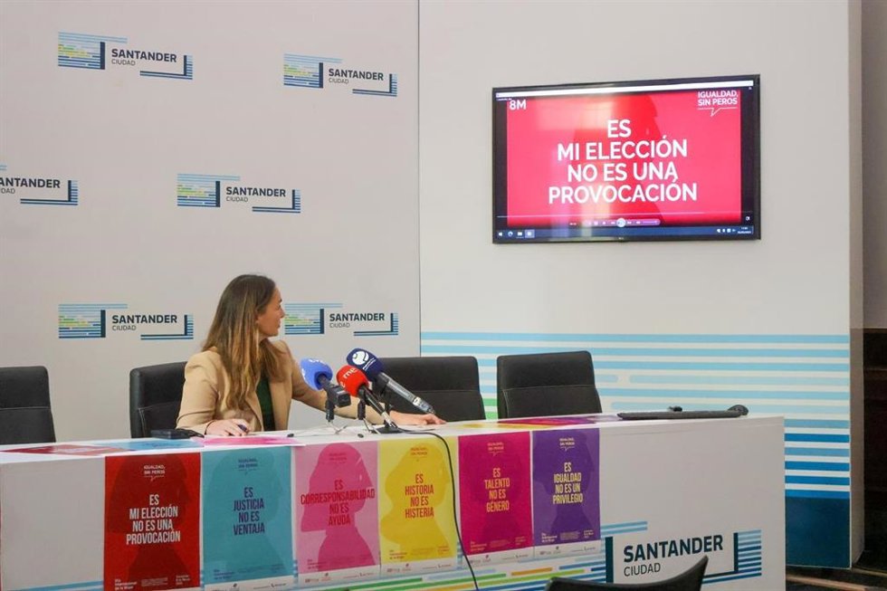 Santander pone en marcha la campaña 'Igualdad, sin peros' con motivo del Día Internacional de la Mujer