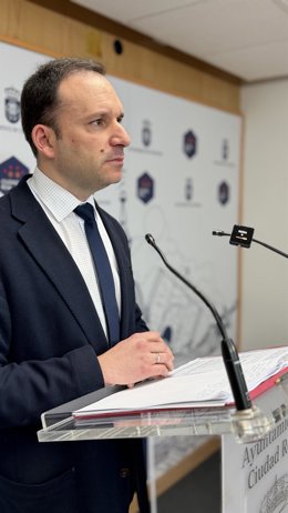 El portavoz municipal en el Ayuntamiento de Ciudad Real, Guillermo Arroyo