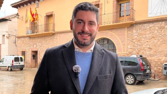 El portavoz de VOX en las Cortes de Aragón, Alejandro Nolasco.