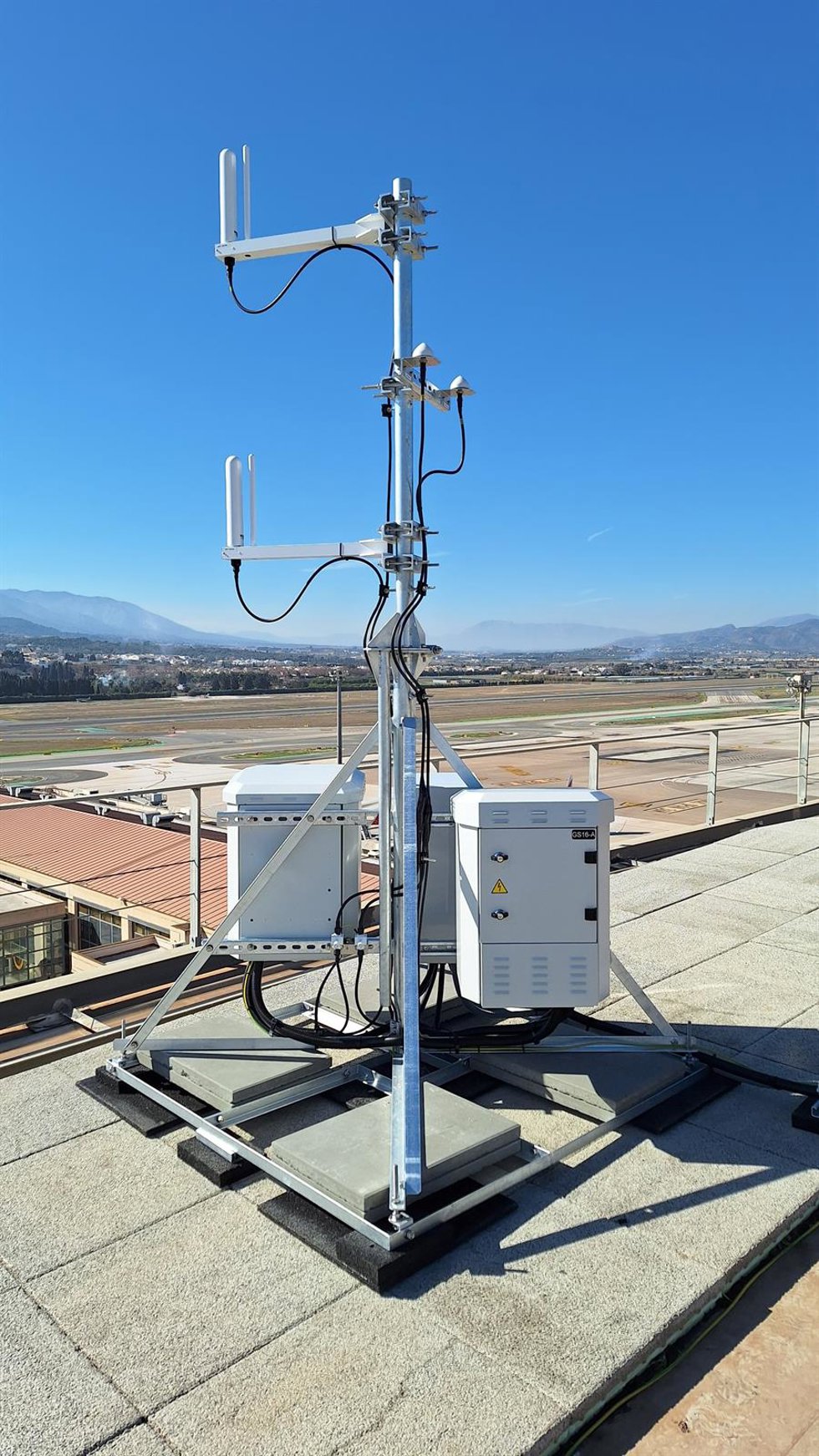 Nuevo sistema de multilateración de Enaire en el Aeropuerto de Málaga-Costa del Sol