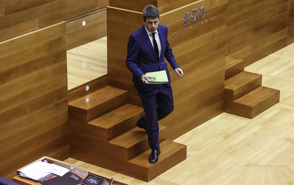 Archivo - El presidente de la Generalitat Valenciana, Carlos Mazón