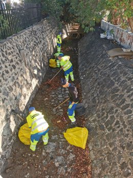 Las Palmas de Gran Canaria activa un dispositivo de saneamienito de barrancos por la previsión de fuertes lluvias