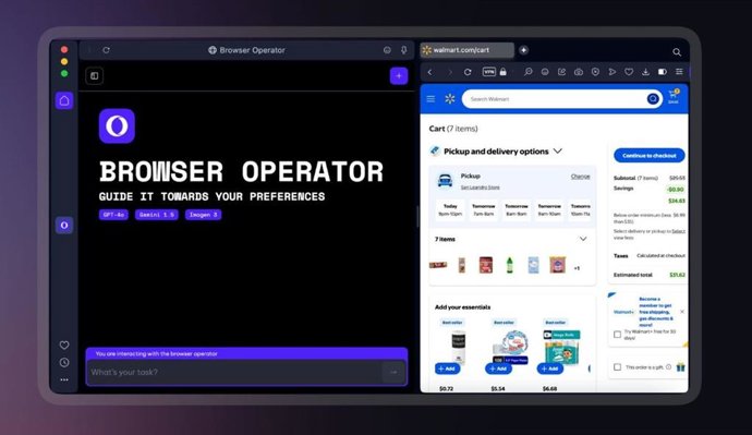 Browser Operator de Opera