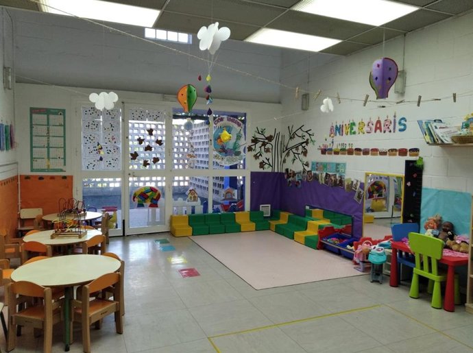 Archivo - Arxiu- Imatge d'arxiu d'un aula d'una escola infantil municipal