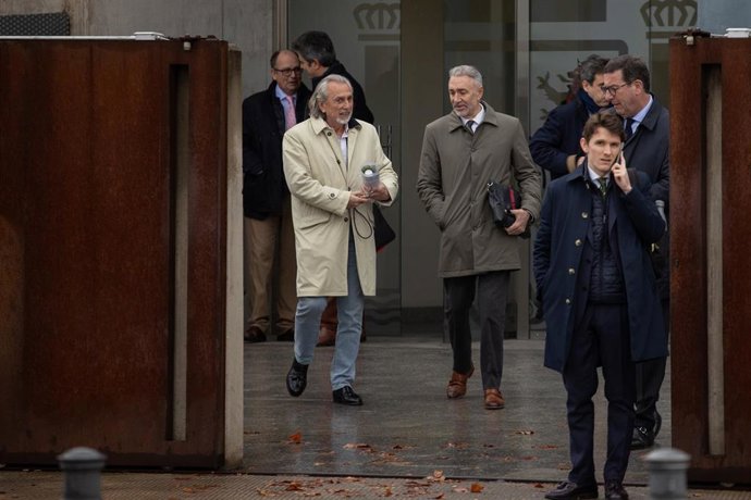 El líder de la trama Gürtel, Francisco Correa, durante el juicio por la pieza separada de 'Gürtel' referente a las adjudicaciones irregulares de la trama en la localidad madrileña de Arganda del Rey, en la Audiencia Nacional de San Fernando de Henares