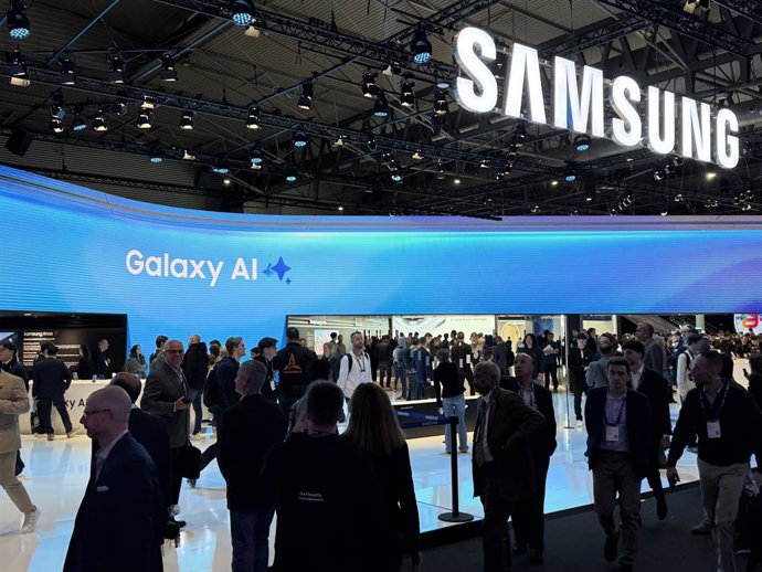 Estande da Samsung no MWC 2025
