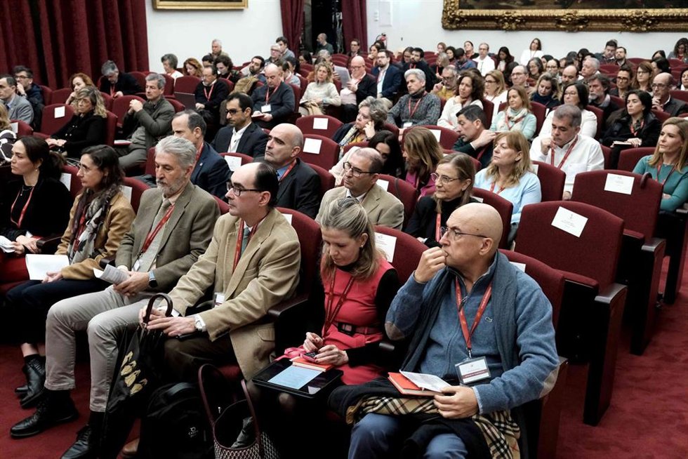Asistentes a las Jornadas de Transferencia en el Paraninfo.