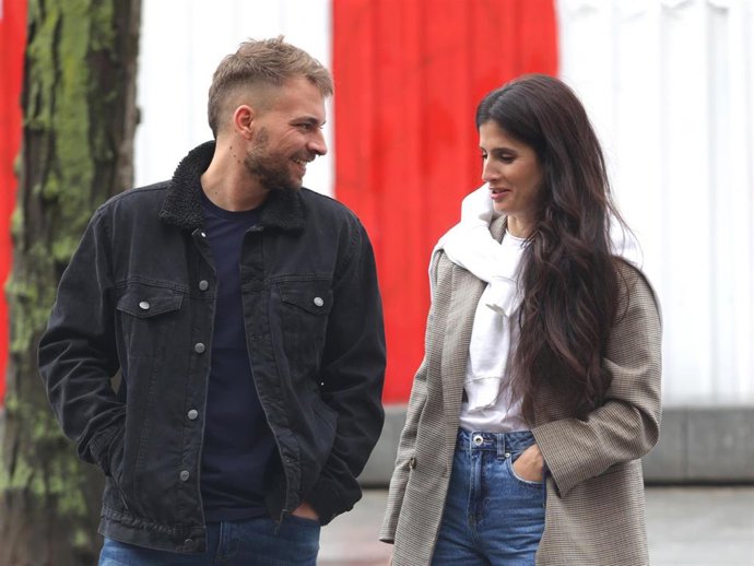 José María Almoguera y María 'La Jerezana' a su llegada a un restaurante