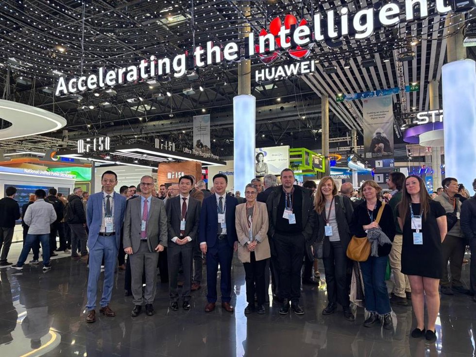 La consellera Olga Pané, en su visita al MWC