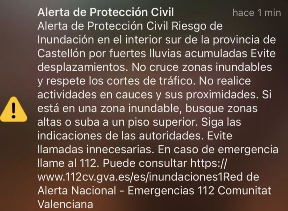 Mensaje ES-Alert
