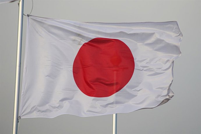 Archivo - Arquivo - Imagem de arquivo da bandeira do Japão.