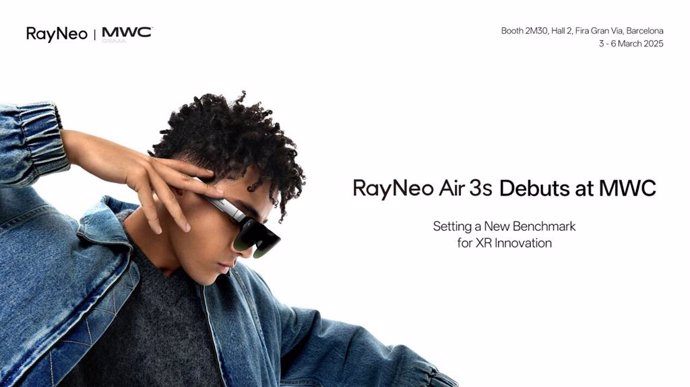 RayNeo Unveils Next-Gen XR Glasses RayNeo Air 3s at MWC 2025