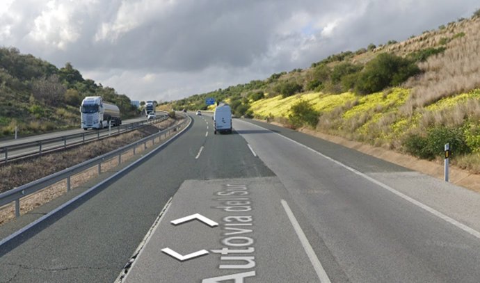 Imagen del kilómetro 505 de la autovía A-4