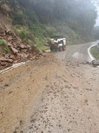 Restablecida la circulación en las carreteras de la Serranía de Ronda afectadas por las lluvias