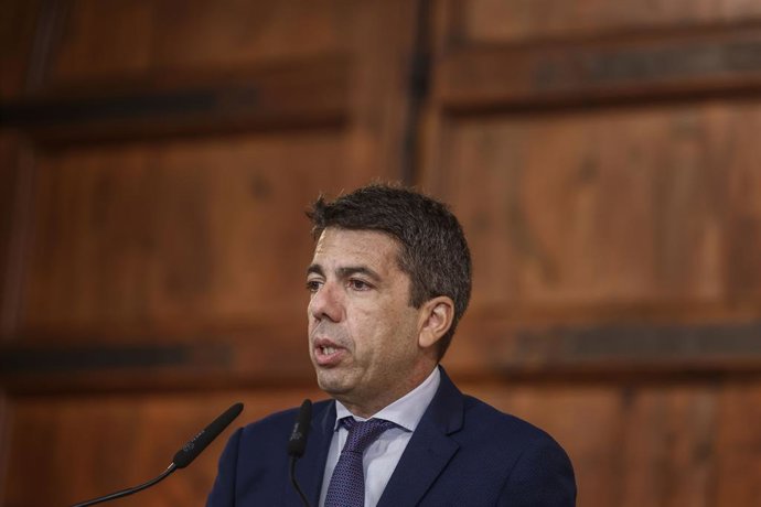 El president de la Generalitat, Carlos Mazón, en una imatge d'arxiu