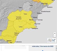 El Ayuntamiento de Lorca mantiene activado el Plan INUNLOR en fase de preemergencia ante el nivel amarillo por lluvias