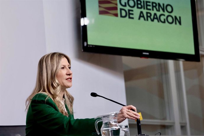 La vicepresidenta del Gobierno de Aragón, Mar Vaquero.