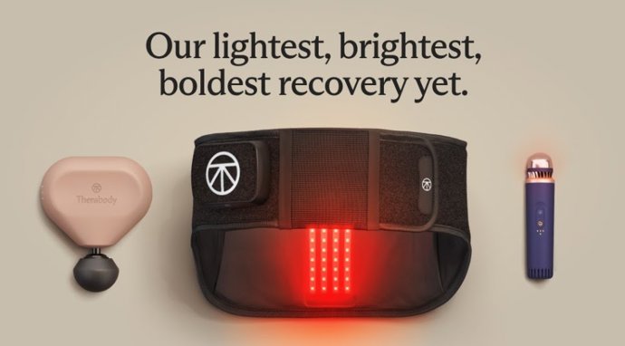 Therabody redefine el bienestar con un soporte lumbar, un rodillo para cuidar la piel y la tercera generación del Theragun Mini.