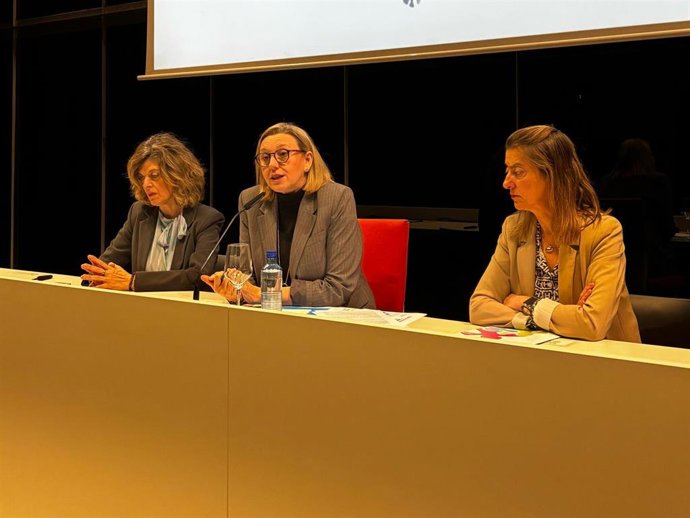 La vicepresidenta de la Junta de Castilla y León este martes en León.