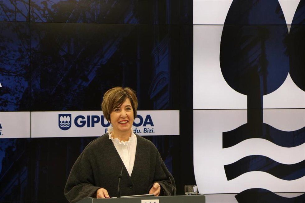 La portavoz de la Diputación de Gipuzkoa, Irune Berasaluze
