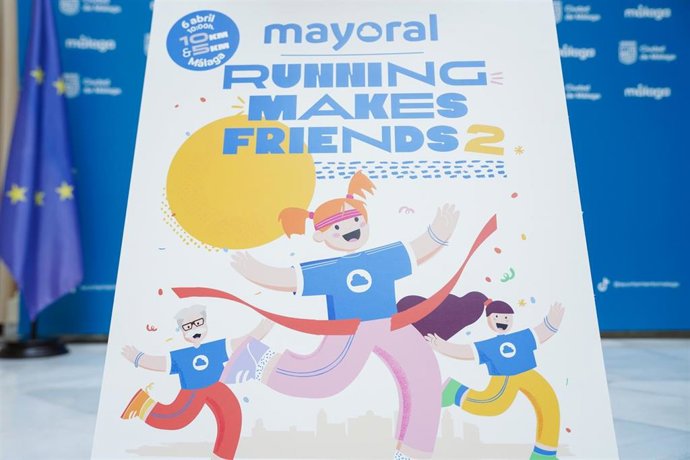 Cartel de la II Carrera Solidaria 'Running Makes Friends'