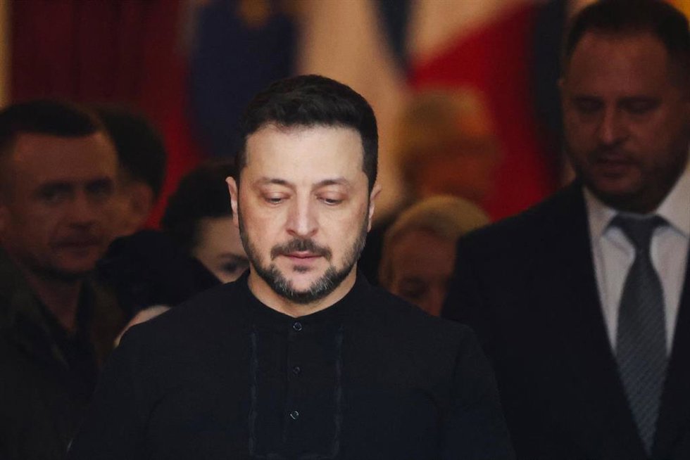 Presidente de Ucrania, Volodimir Zelenski.