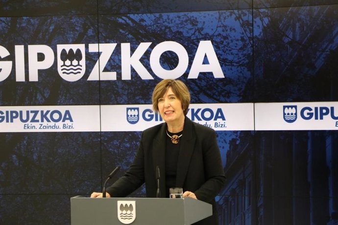 La portavoz de la Diputación de Gipuzkoa, Irune Berasaluze