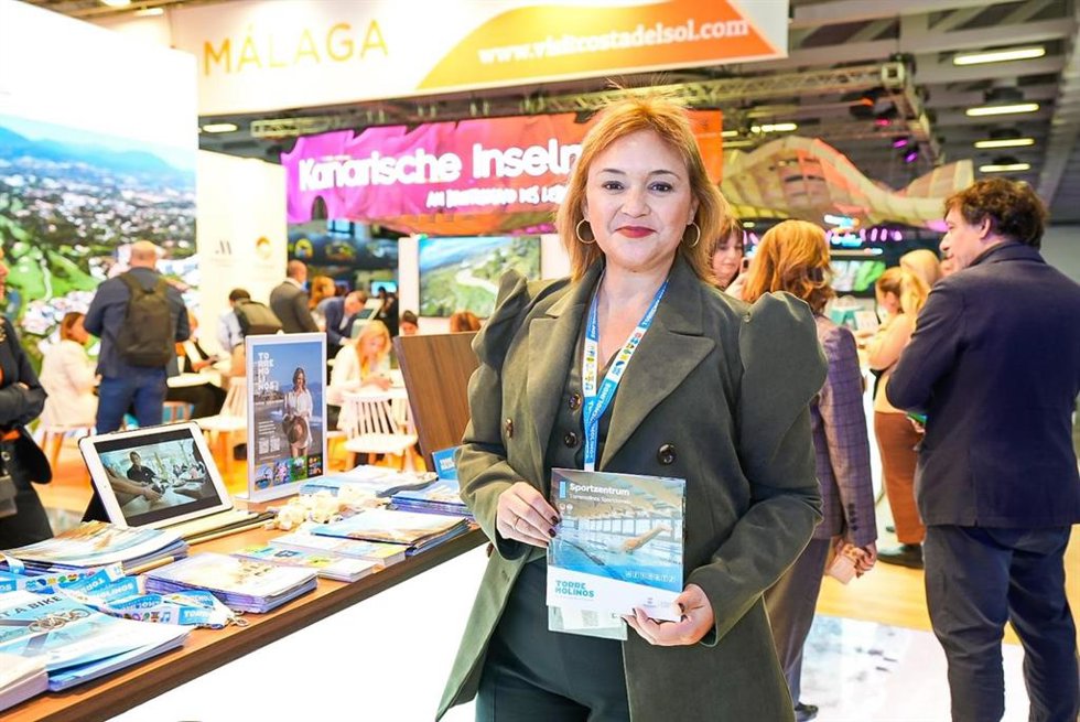 La alcaldesa de Torremolinos (Málaga), Margarita del Cid, en Berlín en la ITB