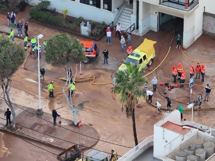 Telde tras las lluvias intensas