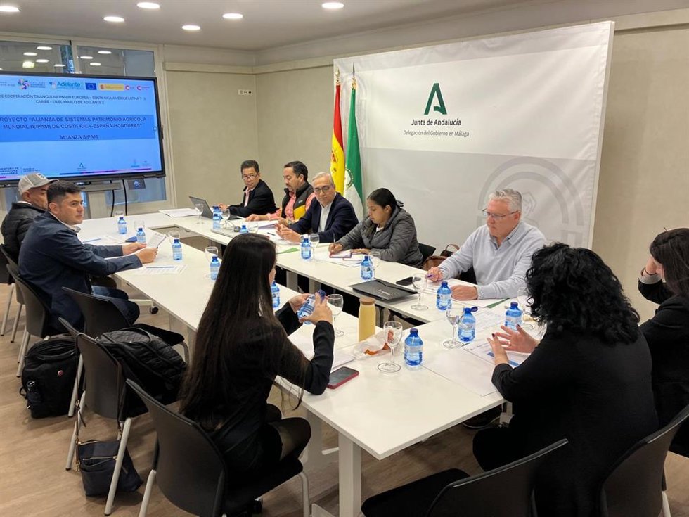 Málaga acoge el II Encuentro Transnacional del proyecto ALIANZA SIPAM para mostrar el Sistema Productivo de la Uva Pasa de la Axarquía a Costa Rica y Honduras