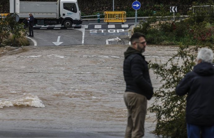 Crescuda del riu Palancia al seu pas per Sagunt