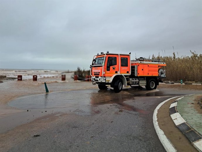 La Diputació de València pone en marcha un operativo especial de Bomberos ante las lluvias