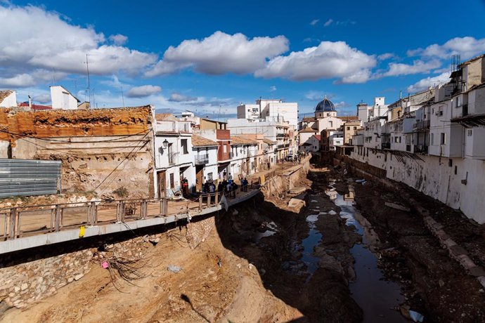 Archivo - Una zona afectada por la DANA, a 2 de noviembre de 2024, en Chiva, Valencia