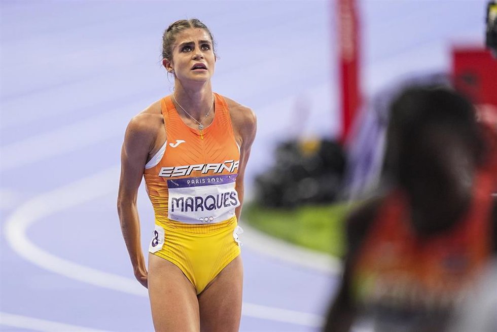 Archivo - La atleta española Águeda Marqués, durante los Juegos Olímpicos de París 2024.