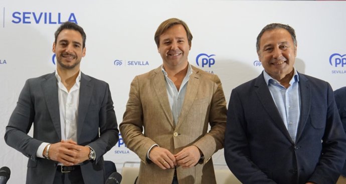 El nuevo secretario general en la provincia de Sevilla, Agustín Aguilera.  