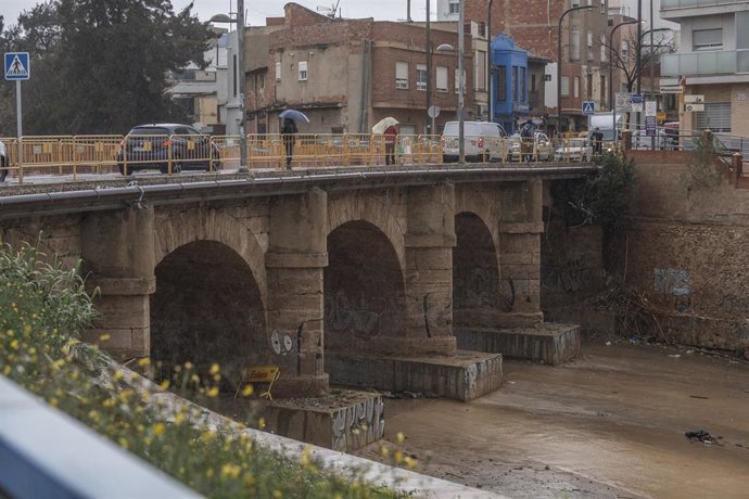 Lluvias en la Zona del barranco de Catarroja