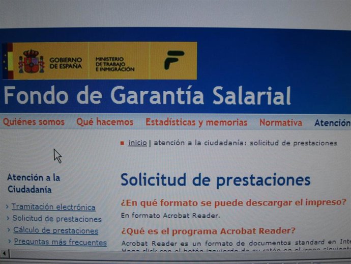 Archivo - Página web del Fondo de Garantía Salarial (Fogasa)
