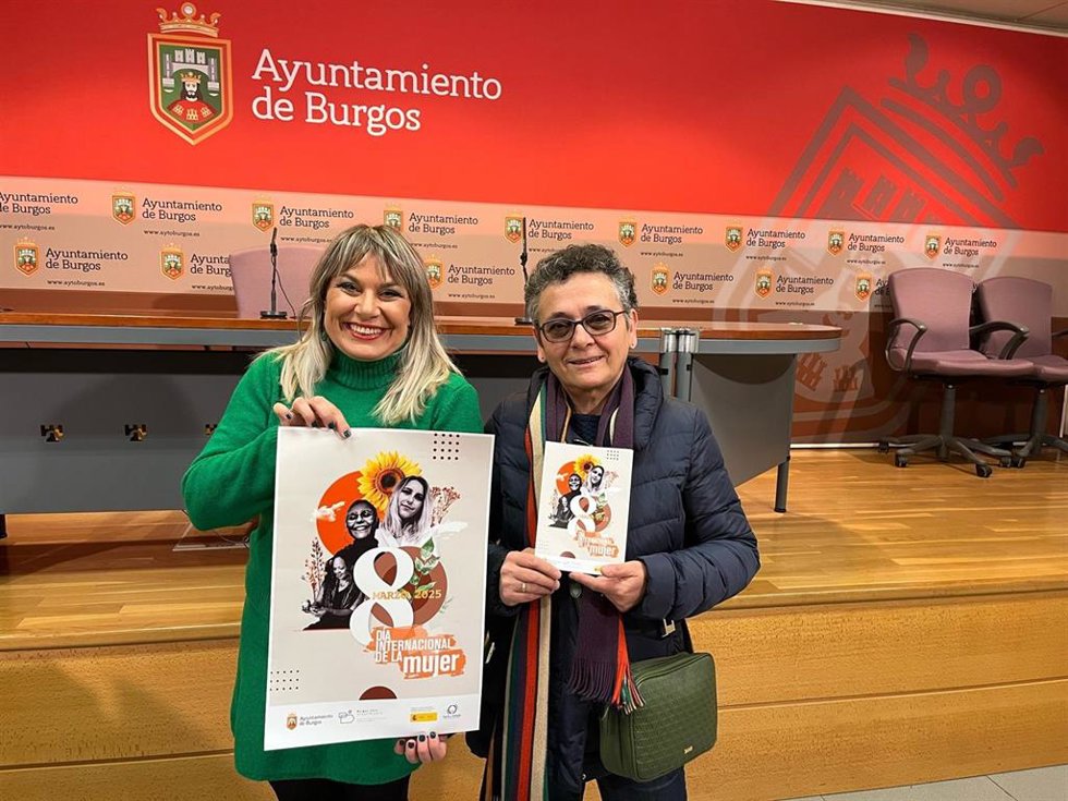 Presentación de los actos programados para el día Internacional de la Mujer en Burgos.