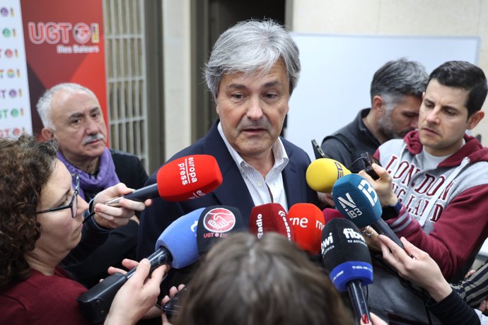 El nuevo secretario general de UGT en Baleares, Pedro Homar.