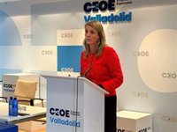 La presidenta de CEOE Valladolid, Ángela de Miguel, presenta su candidatura a la Presidencia de Cepyme