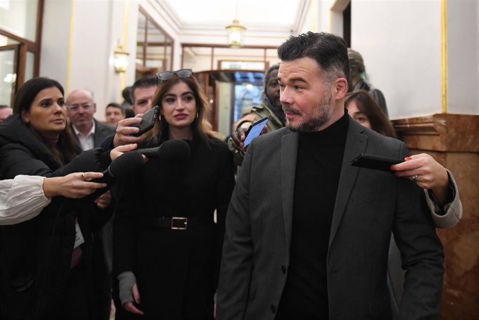 Archivo - El portavoz de ERC en el Congreso, Gabriel Rufián, a 19 de diciembre de 2024, en Madrid (España)