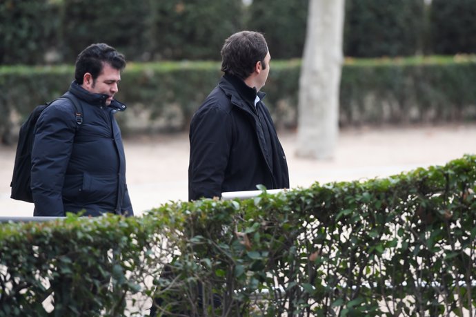 El empresario Javier Cillán, a su llegada a declarar a la Audiencia Nacional, a 5 de marzo de 2025, en Madrid (España).