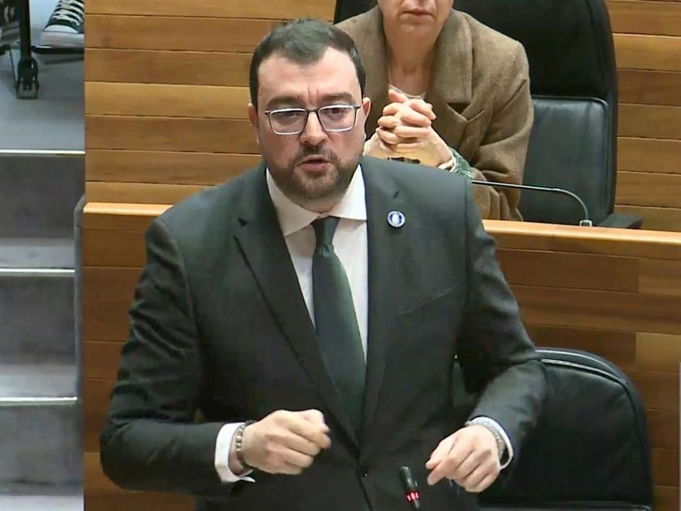 El presidente asturiano Adrián Barbón