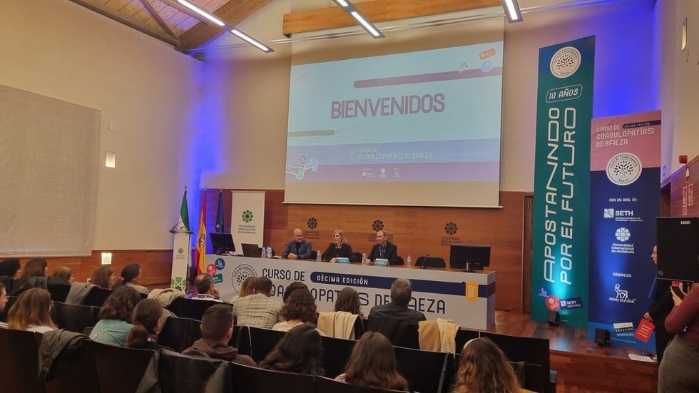 Imagen las Jornadas de Formación en coagulopatías de la UNIA celebradas en la sede Antonio Machadp de Baeza (Jaén).