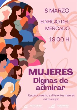 Cartel de la gala 'Mujeres dignas de admirar'.