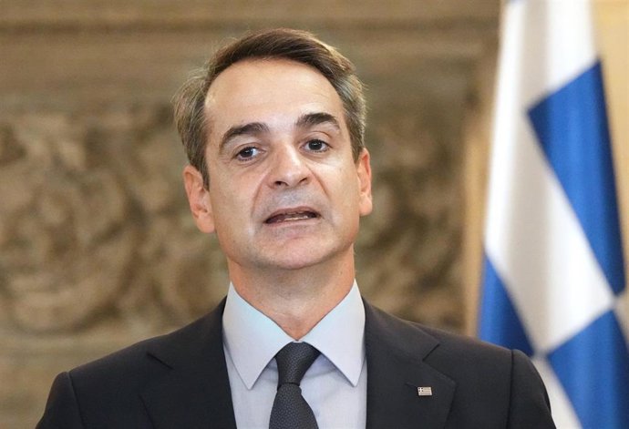 Archivo - El primer ministro de Grecia, Kyriakos Mitsotakis, en una imagen de archivo. 