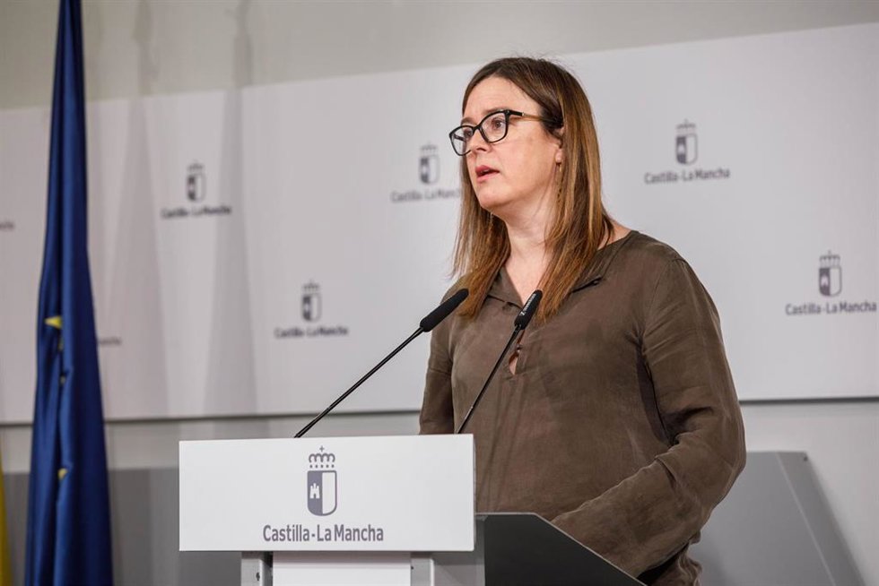 La consejera portavoz del Gobierno regional, Esther Padilla.