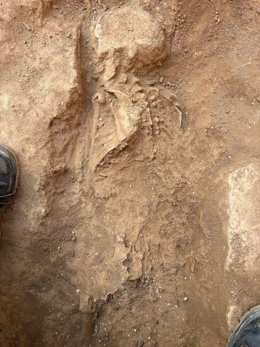 Imagen de los trabajos en el yacimiento arqueológico